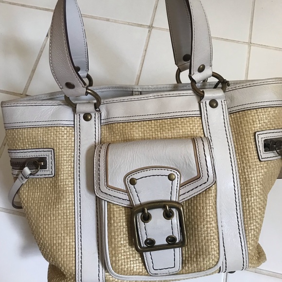 Coach straw purse - Picture 1 of 6